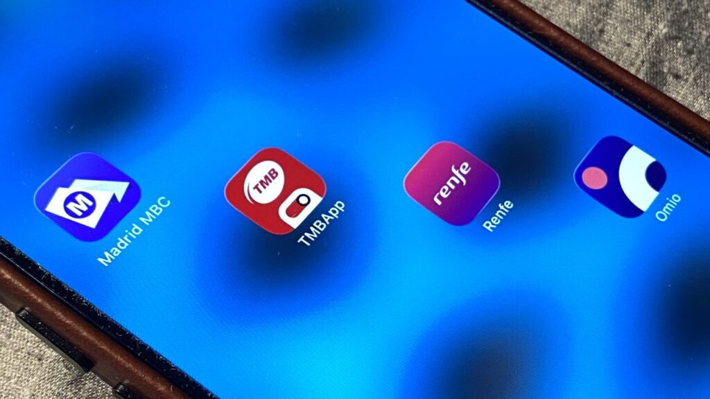 aplicación de transporte