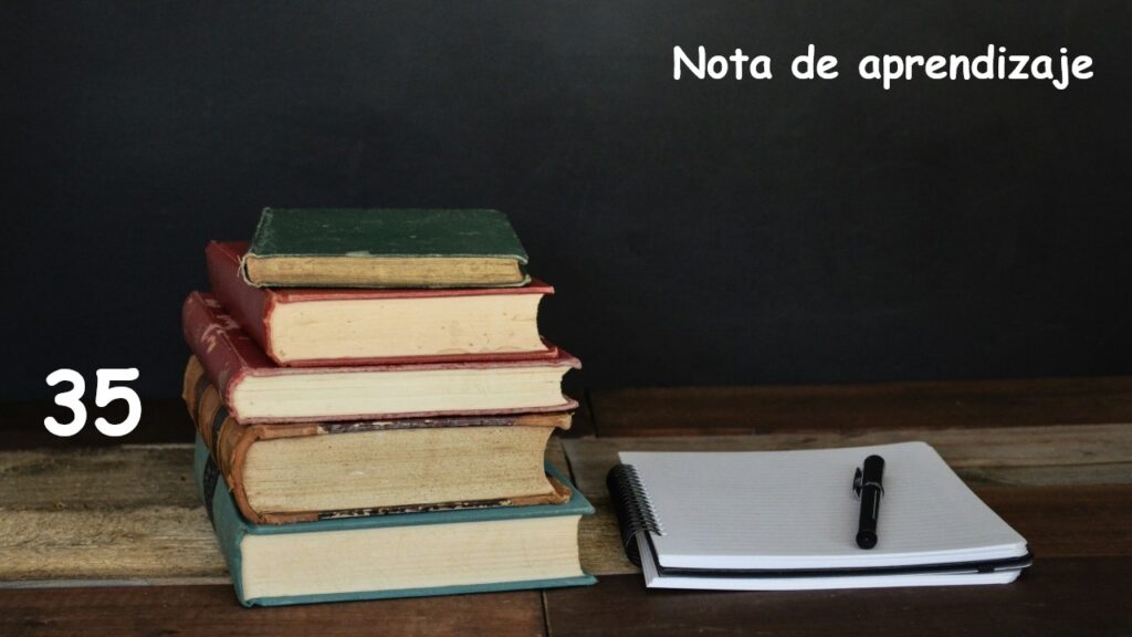 nota de aprendizaje 35