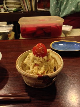 札幌「魚菜」ポテサラ