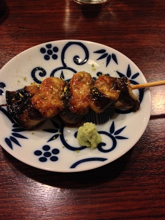札幌「魚菜」うなぎくりから焼き